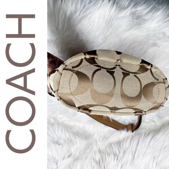 COACH Y2K SIGNATURE STRIPE PINK RUGBY DUFFLE BUCKET SHOULDER CROSSBODY BAG - Picture 13 of 16